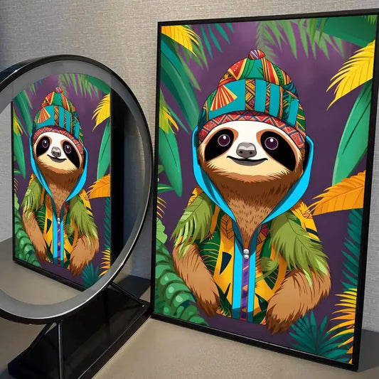Sloth Poster Wall Art