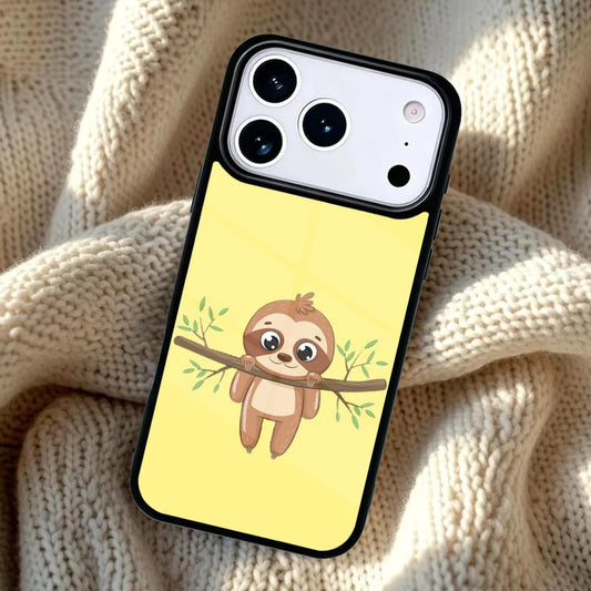 Sloth Hanging On A Branch iPhone Case