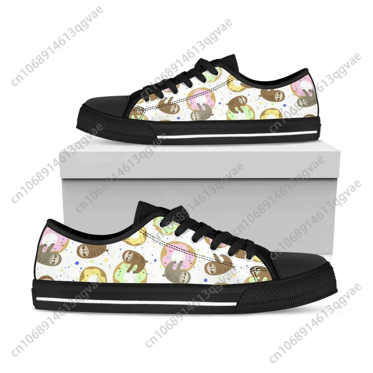 Sloth With Donut Sneakers