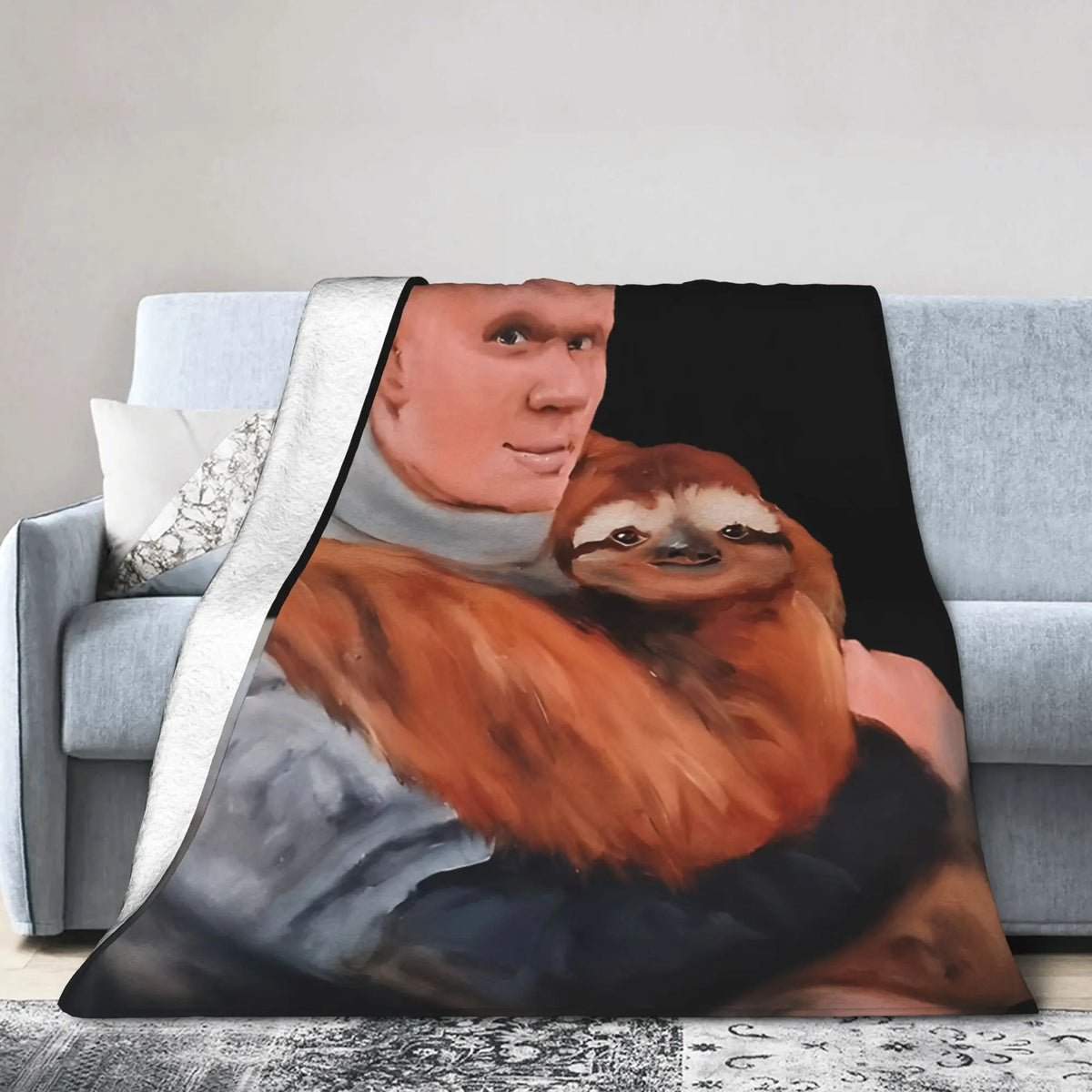 Haaland & Sloth Blanket