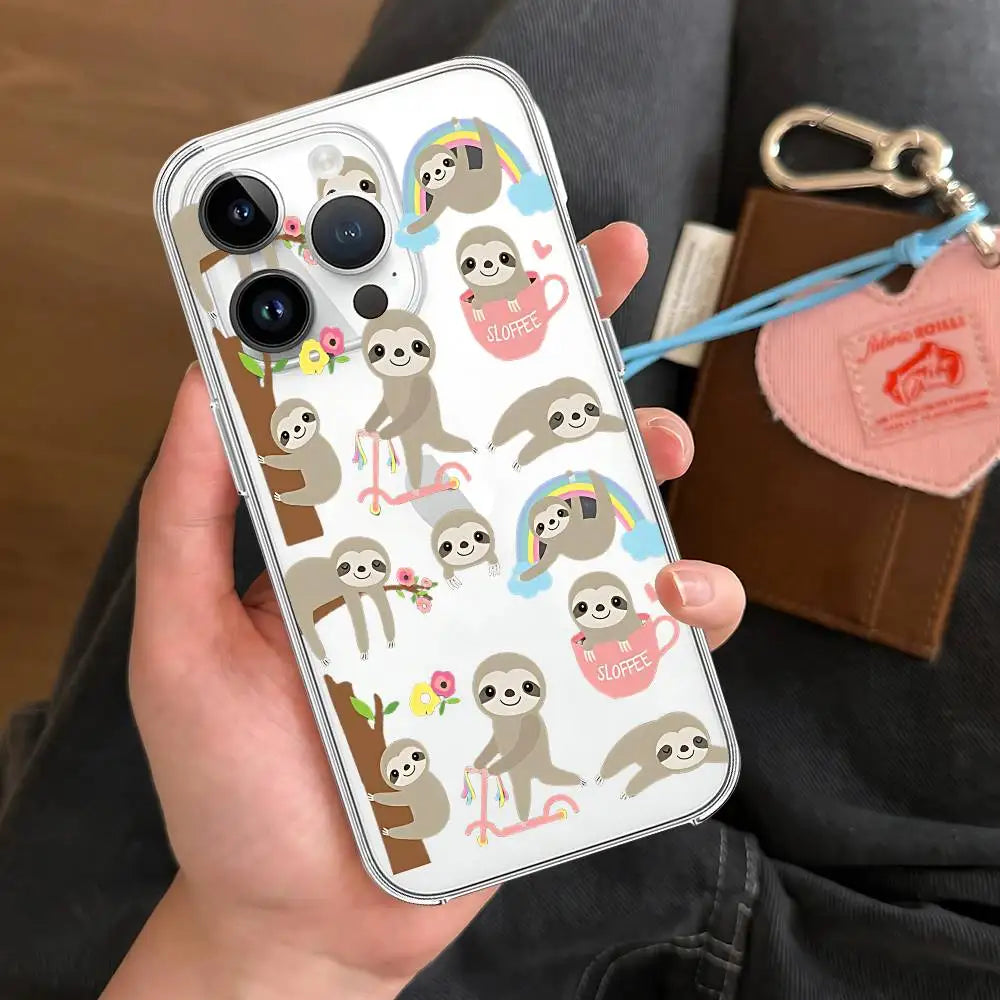 Sloths Having Fun iPhone Case