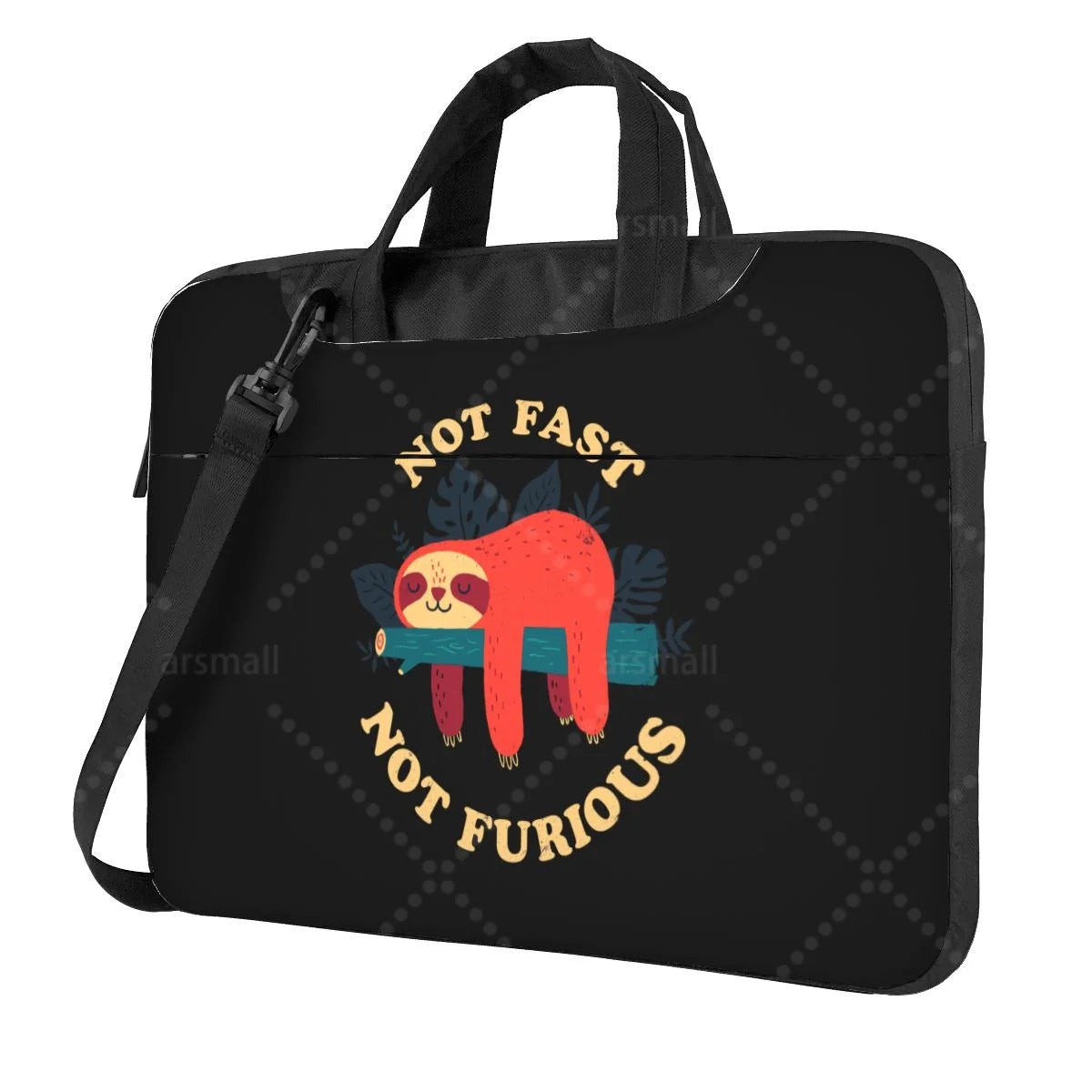 Not Fast Not Furious Sloth Laptop Shoulder Bag