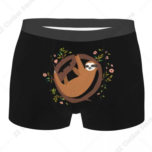 Sloth & Flowers Boxer Briefs product photo