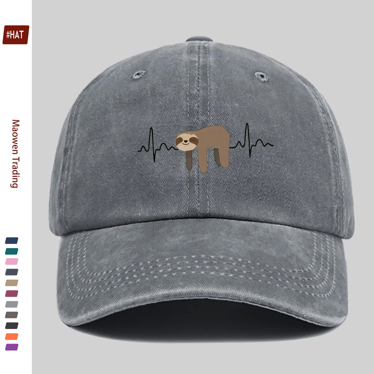 Sloth Print Baseball Cap product photo 7