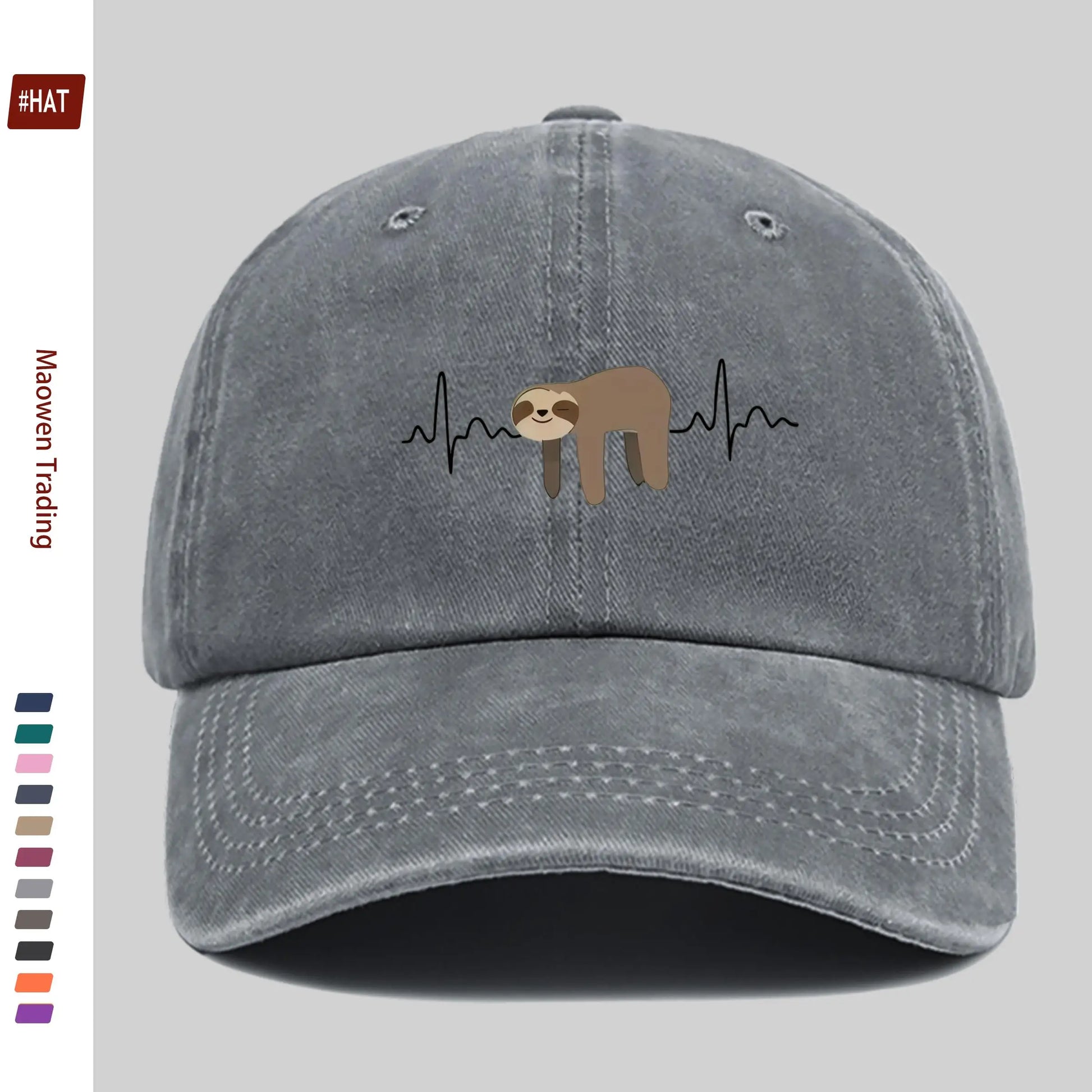 Sloth Print Baseball Cap product photo 7