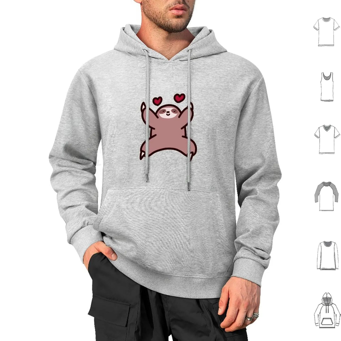 Sloth Love Hoodie and Long Sleeve t-shirts