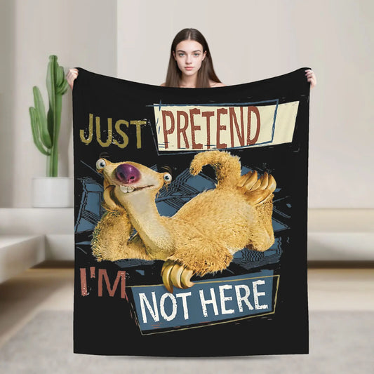 Ice Age Sid the Sloth Blanket
