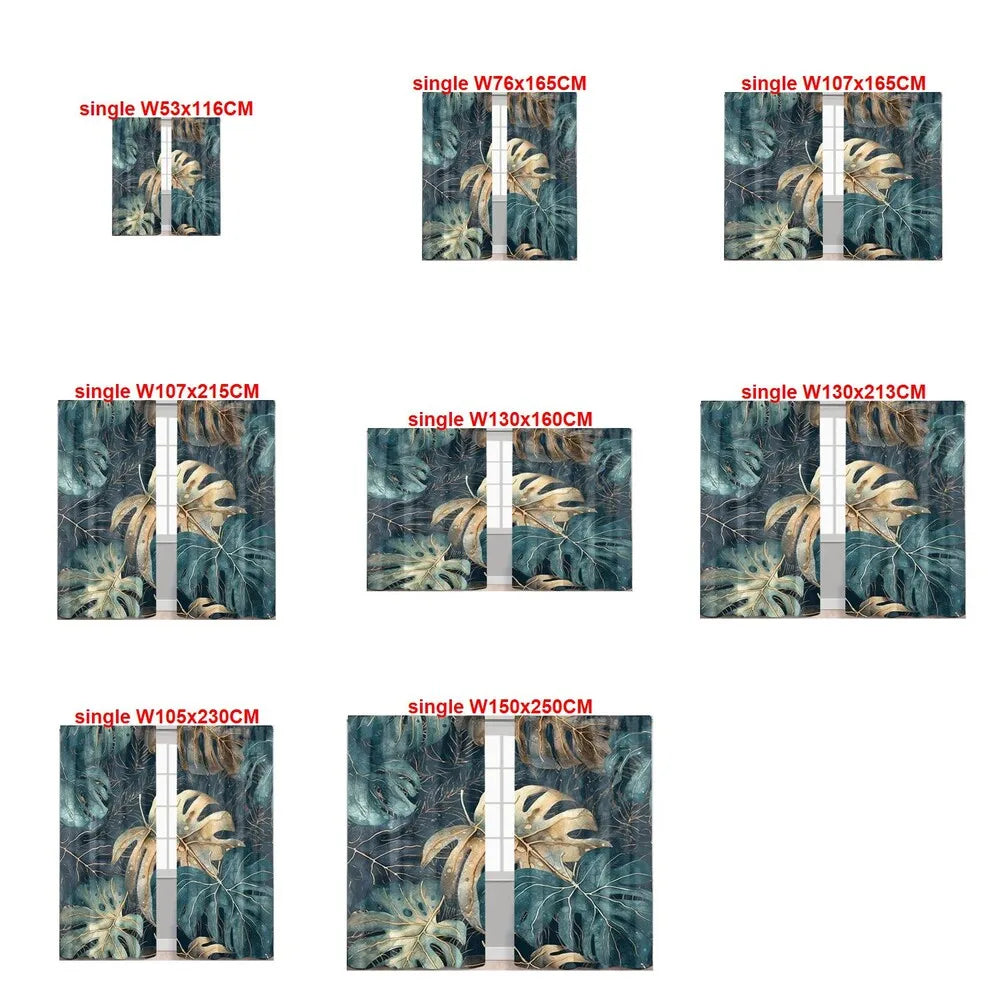 Sloth Tropical Jungle Curtain