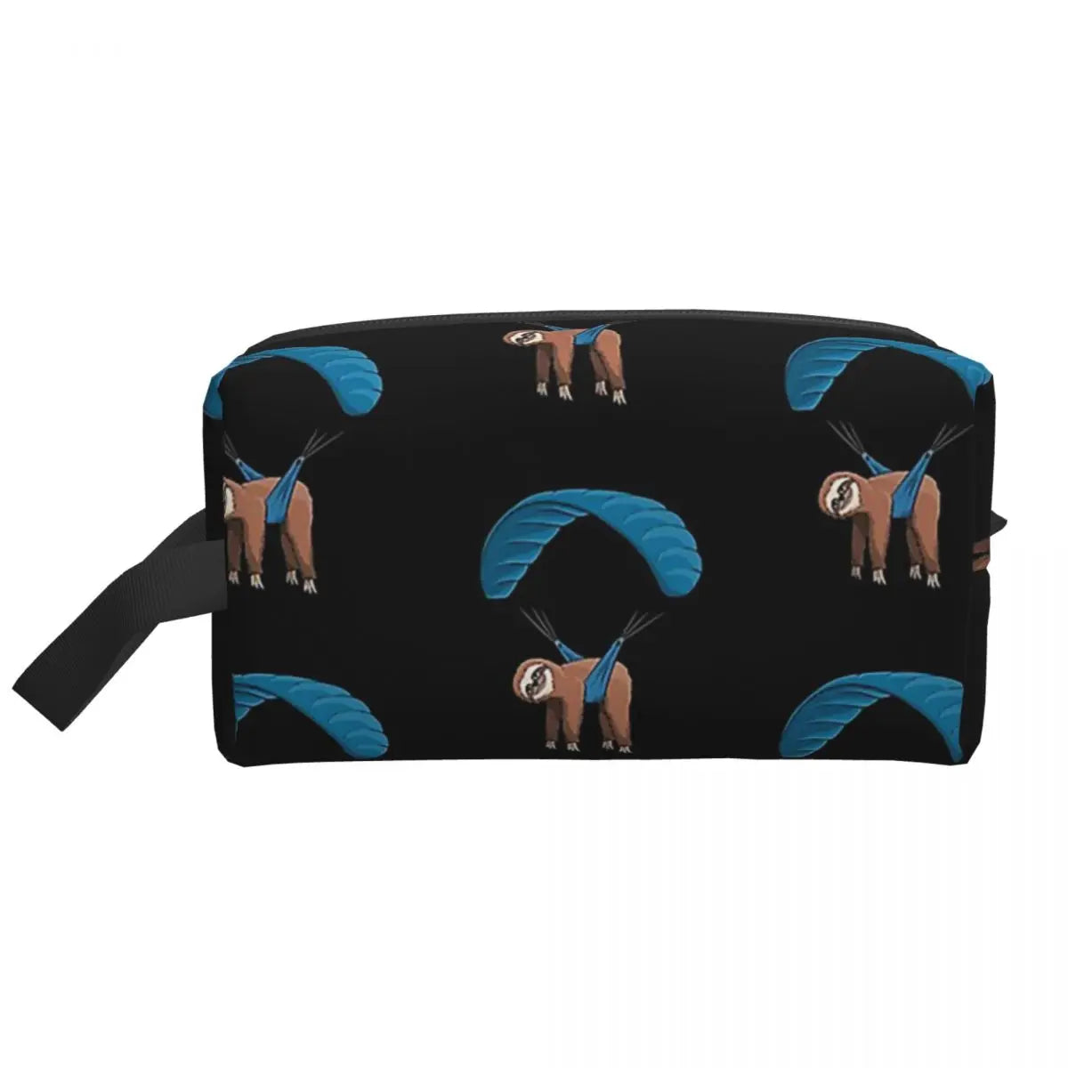 Paragliding Sloth Cosmetic Bag
