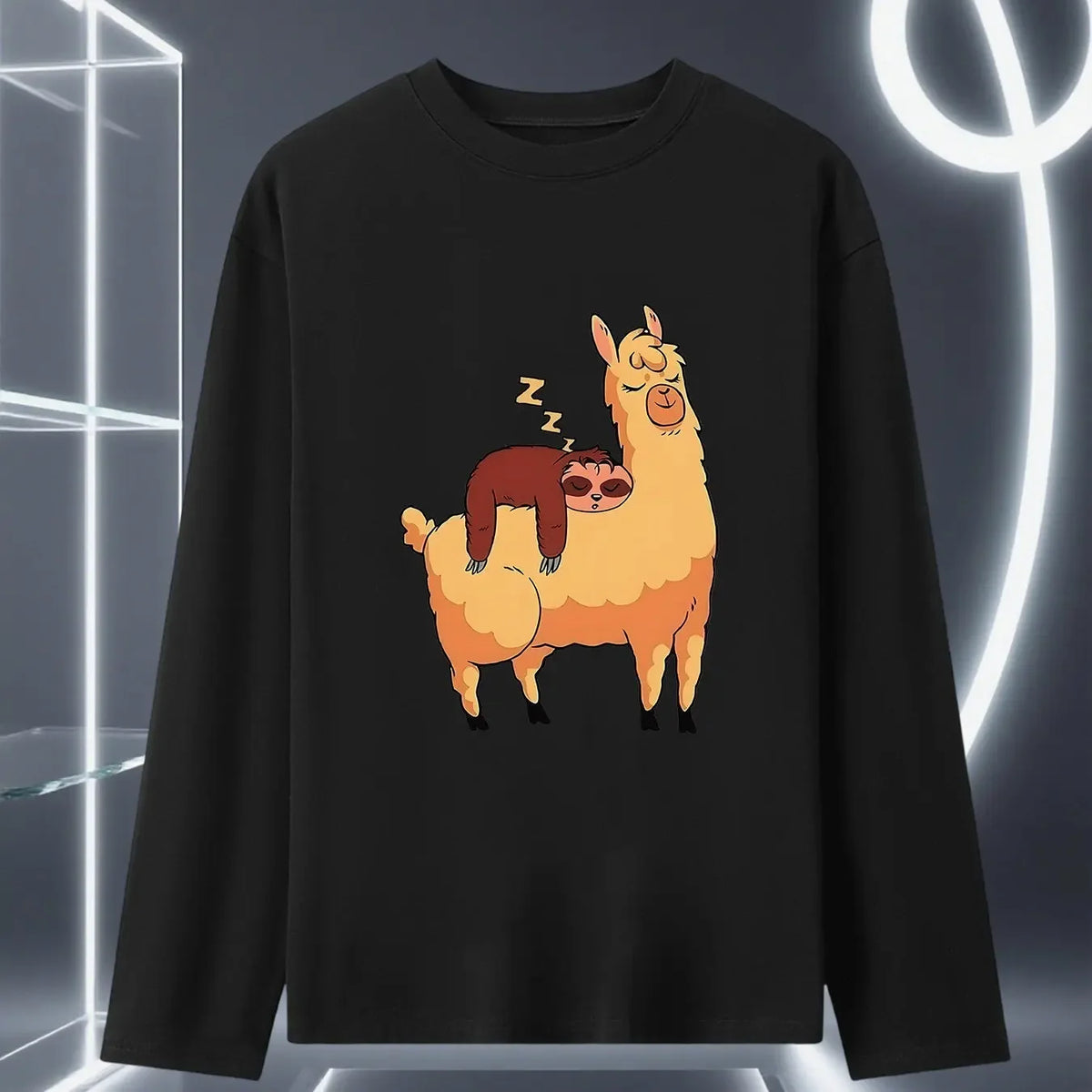 Sloth & Lama Long Sleeved T-Shirt
