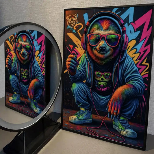 Sloth Poster Wall Art