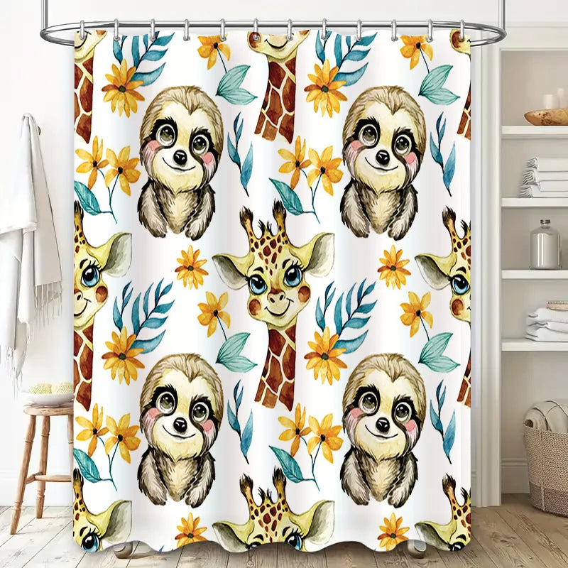 Sloth Shower Curtain