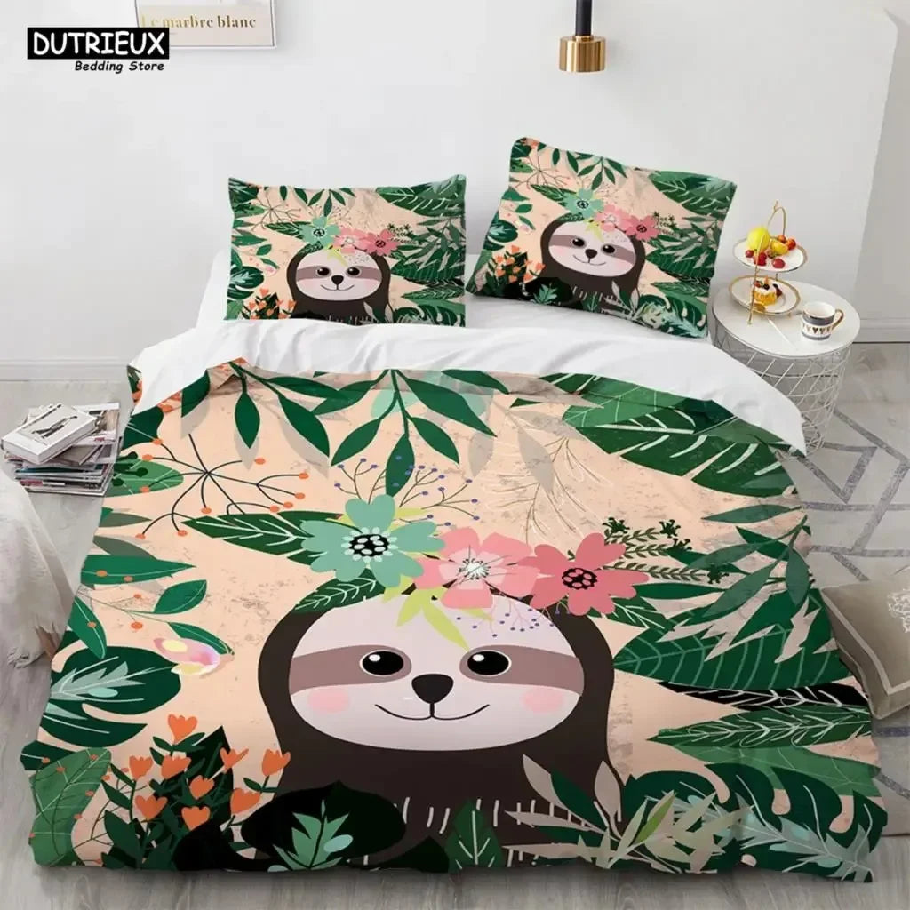 Sloth Bedding Set