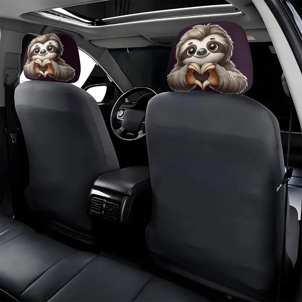 Sloth Headrest Car Covers