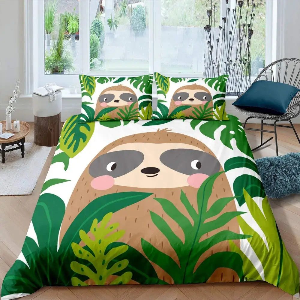 Sloth Bedding Set