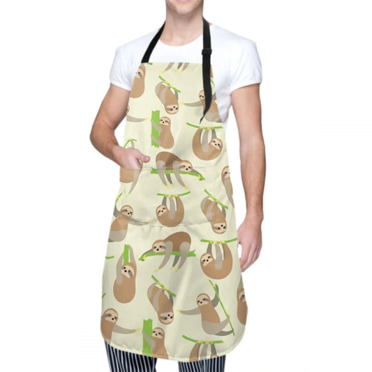 Cute Sloth Waterproof Aprons