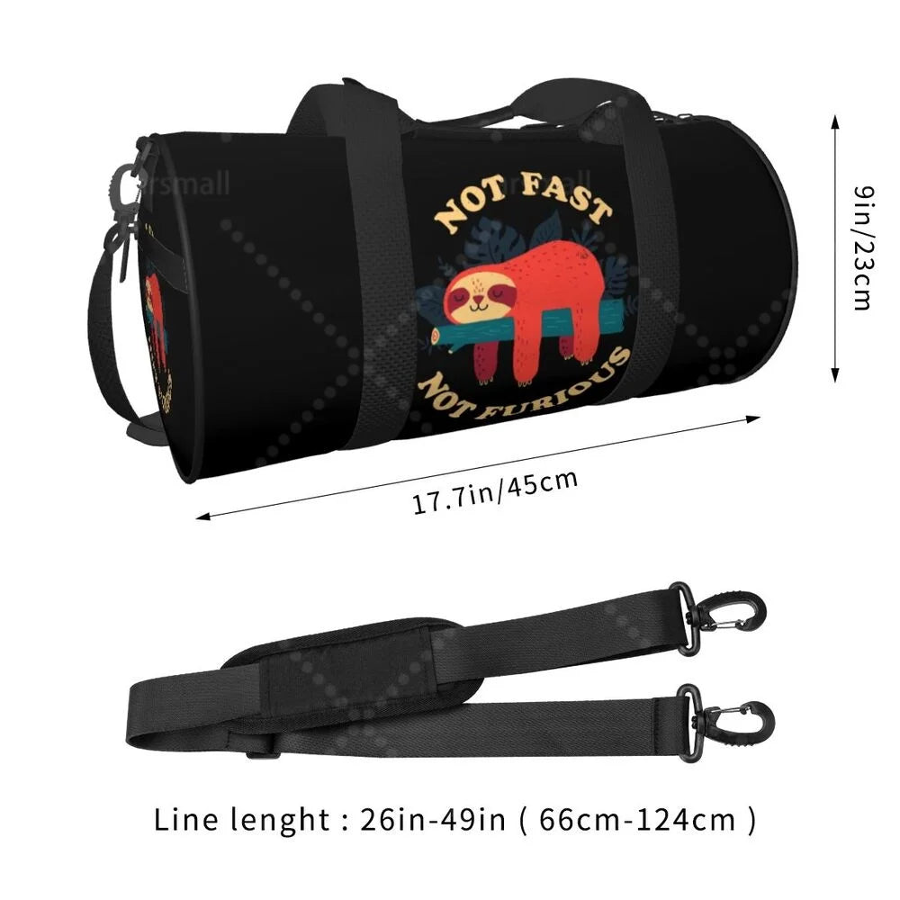 Not Fast Not Furious Sloth Travel / Gym Bag