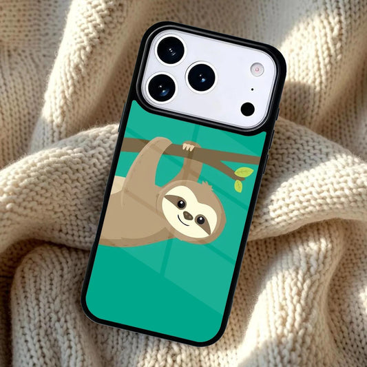 Sloth Hanging Off Branch iPhone Case