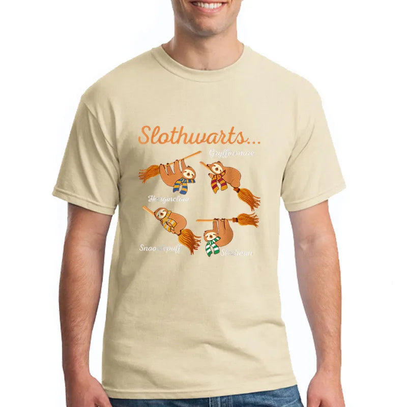 Slothwarts T Shirts Oversized