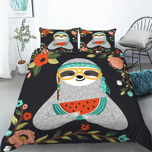 Sloth Duvet Cover Set