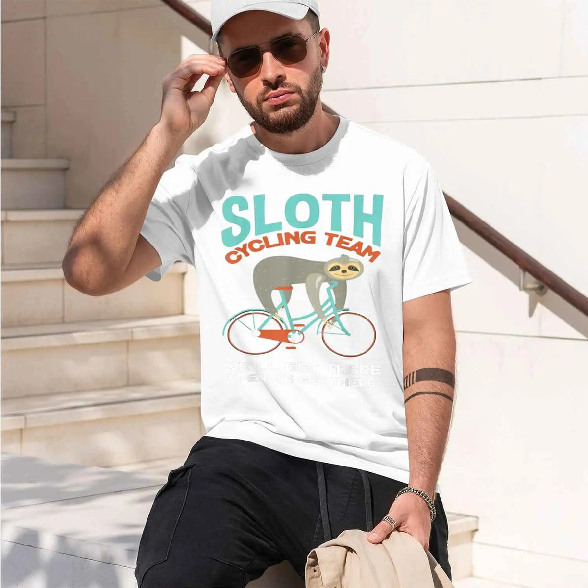 Sloth Cycling Team Sloth T-Shirt