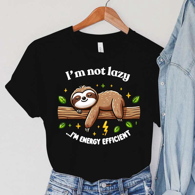 I'm Not Lazy I'm Energy Efficient Sloth T-Shirt