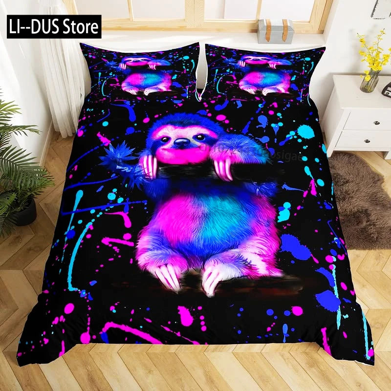 Sloth Duvet Cover Bedding Set