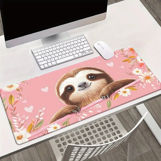 Pink Dreamy Sloth Mousepad