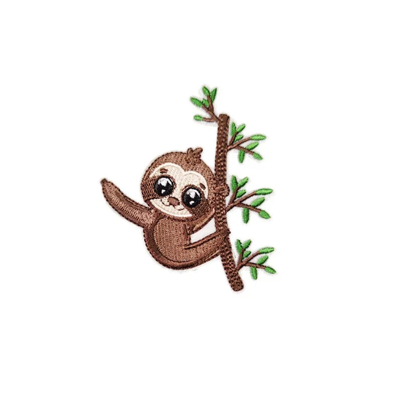 Sloth Embroidery Iron on