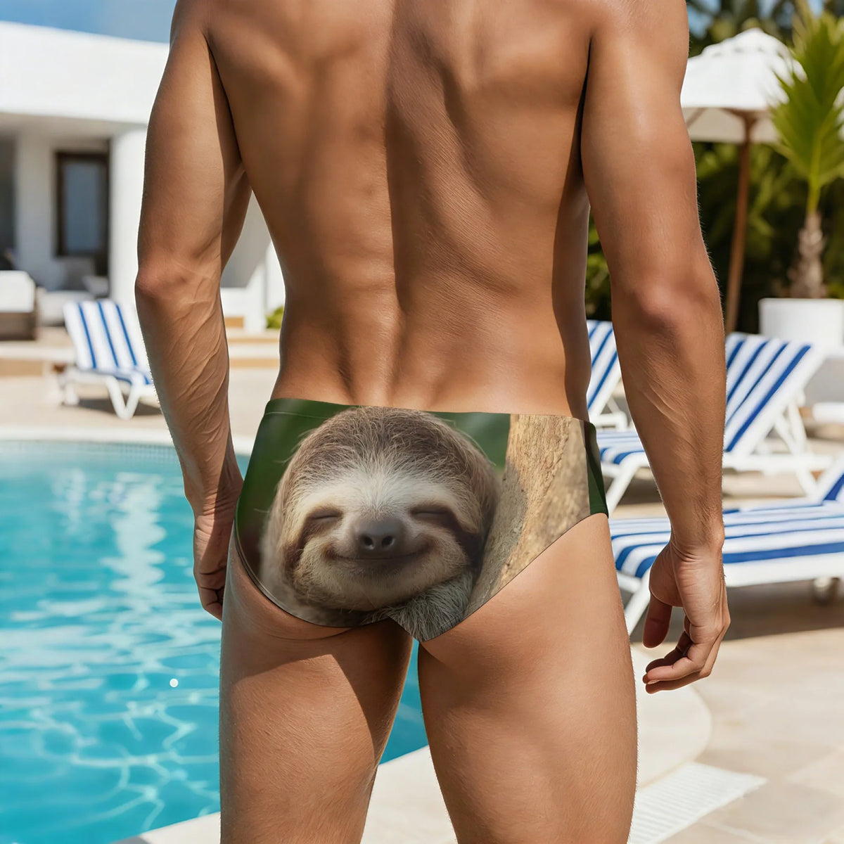 Sloth Swimming Trunks