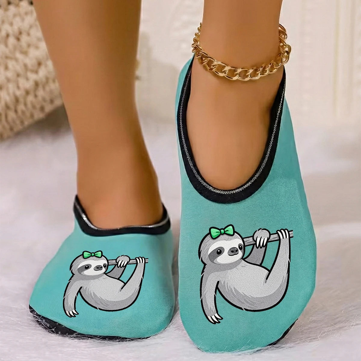 Sloth Colorful Slippers