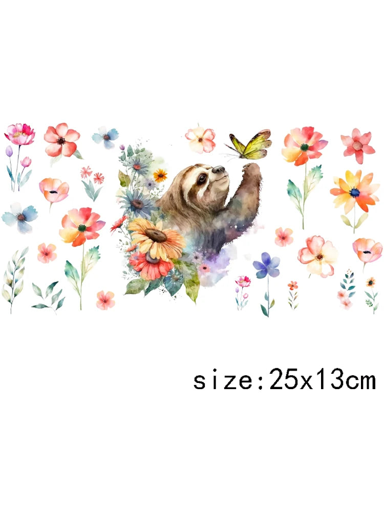 1 Piece Sloth Durable Waterproof Decal