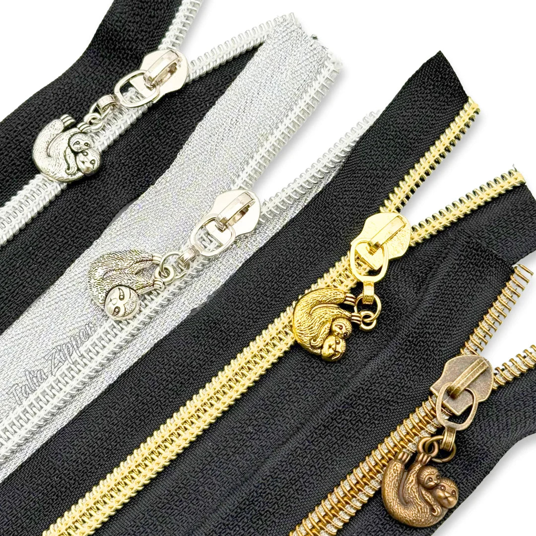 Sloth Zipper Sliders