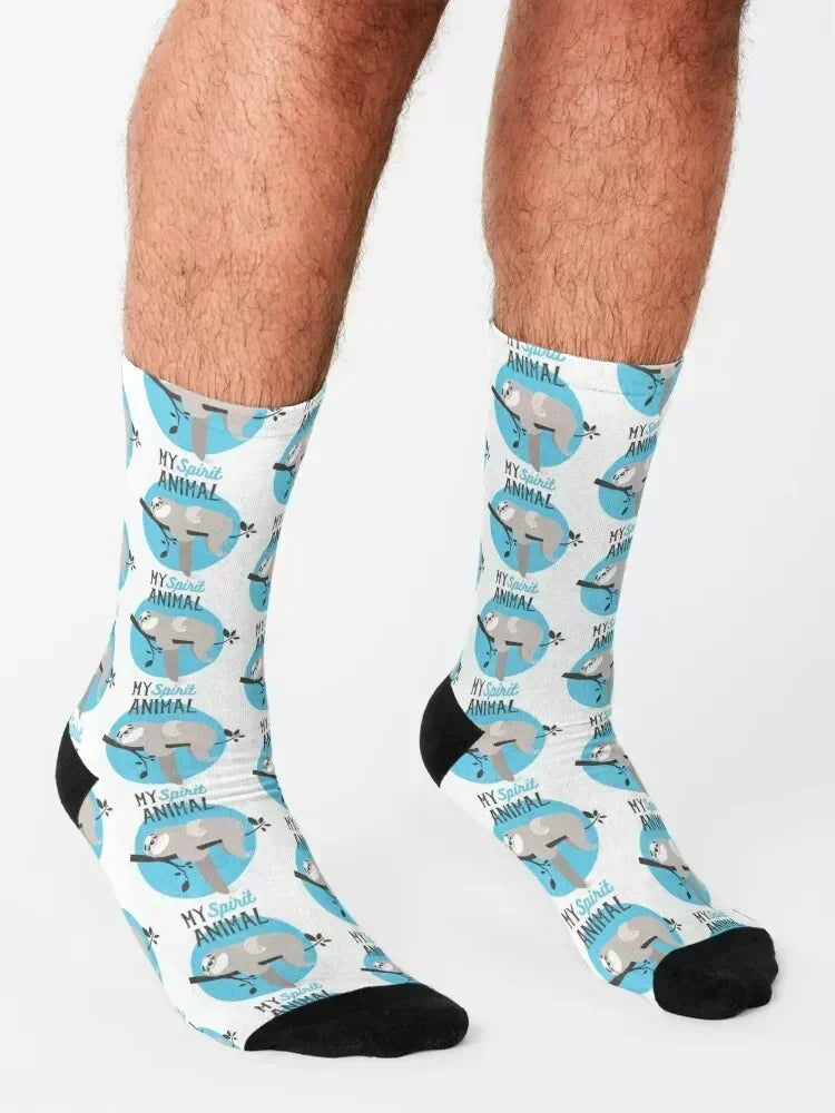 My Spirit Animal Sloth Socks