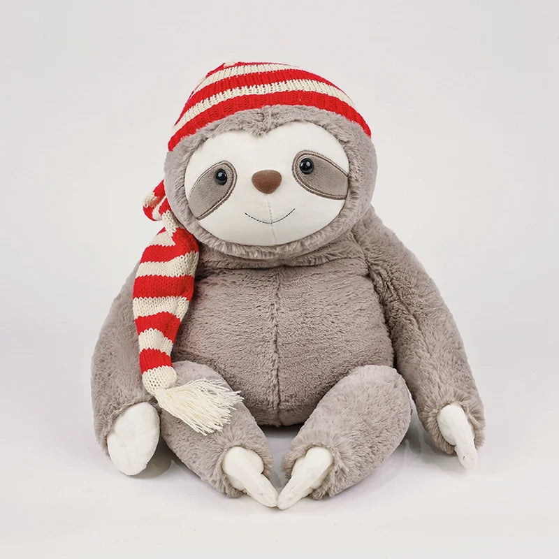 Cuddly Stuffed Christmas Sloth Plush Toy