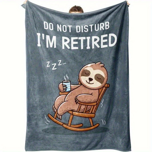 Do Not Disturb I'm Retired Blanket