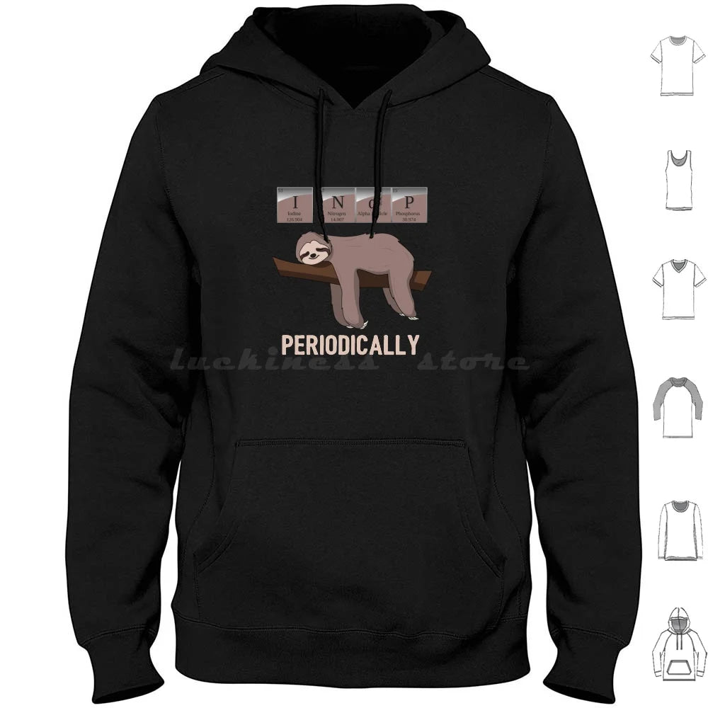 I Nap Periodically Sloth Hoodie