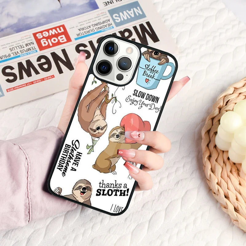Baby Sloth Phone Case For iPhone