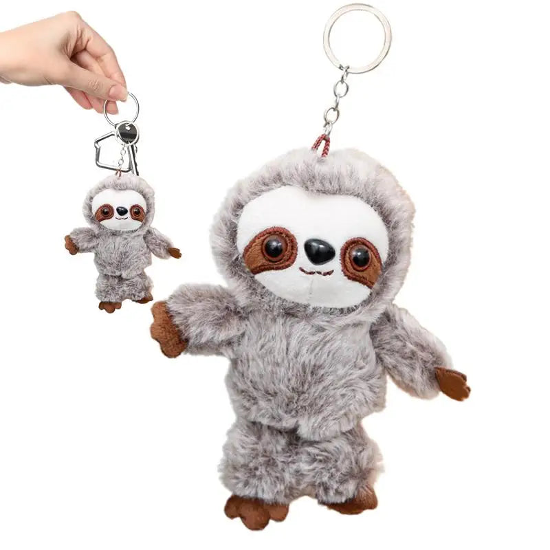 Stuffed Sloth Keyring Cute Bag Charm keyring