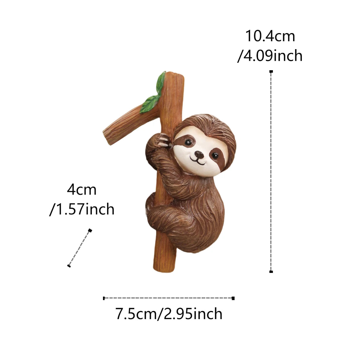 Sloth Flower Pot Ornament