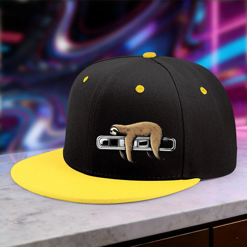 Sloth Printed Adjustable Baseball Cap