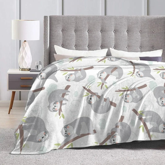Grey Sloth Blanket