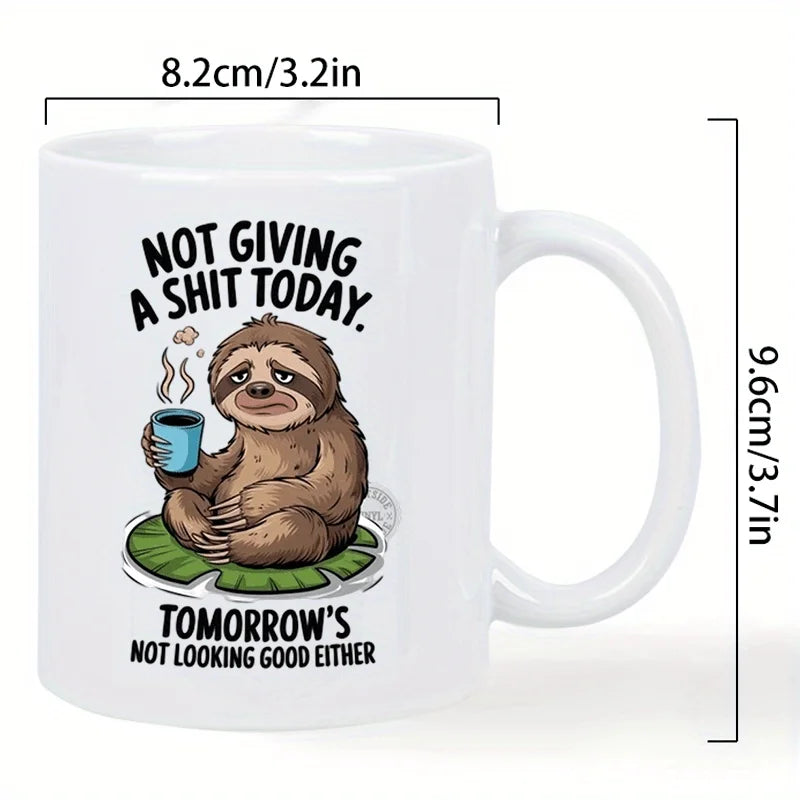 Not Giving A Shit Today Sloth Mug