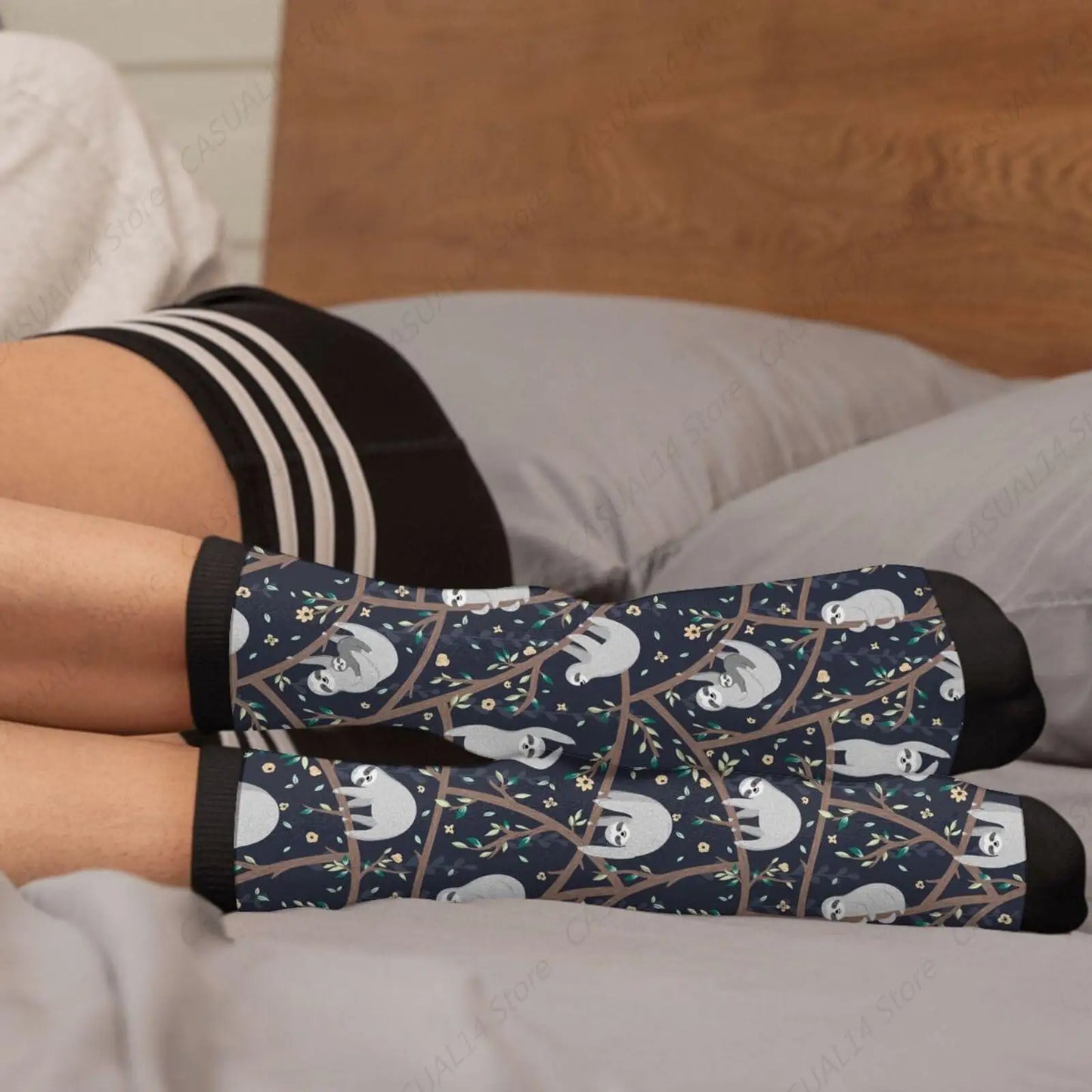 Tree Sloth Socks