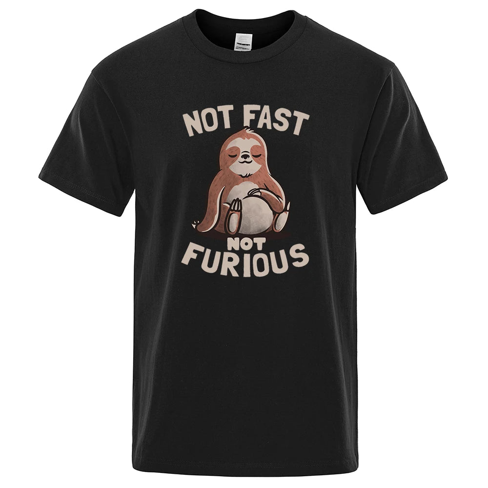 Not Fast Not Furious Sloth T-Shirt