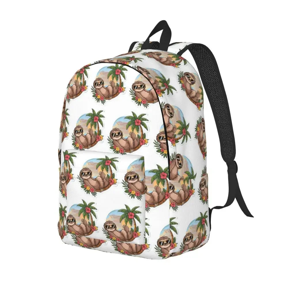 Relaxing Sloth In Hammock Backpack