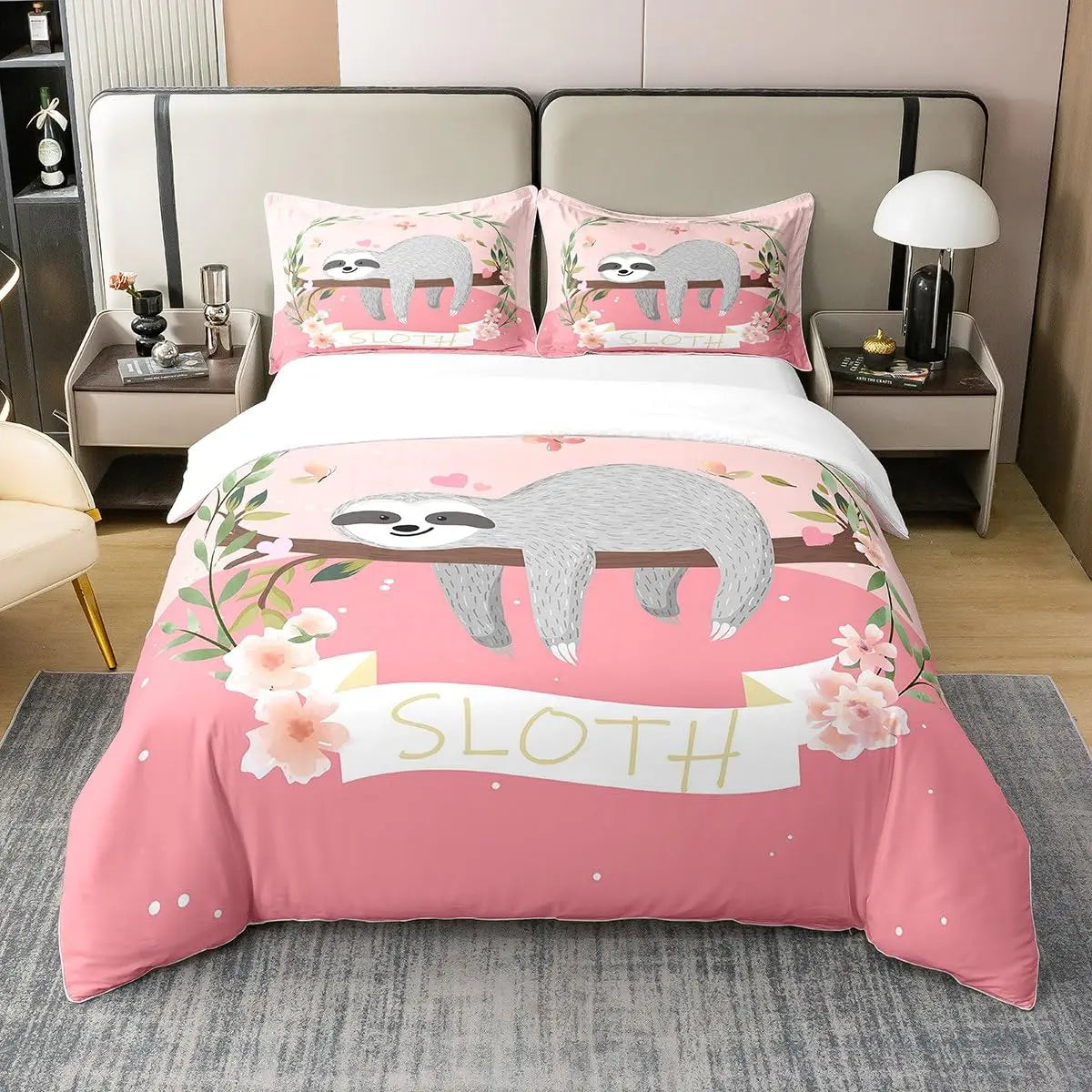 Sloth Bedding Set