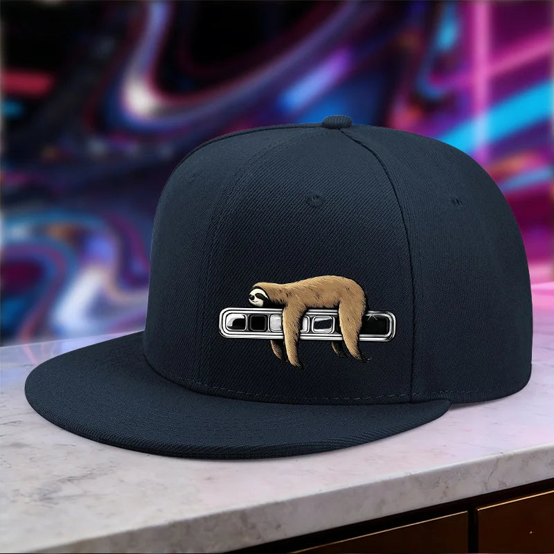 Sloth Printed Adjustable Baseball Cap