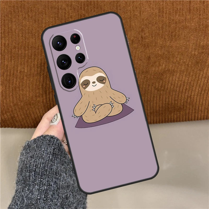 Meditating Sloth Samsung Phone Case