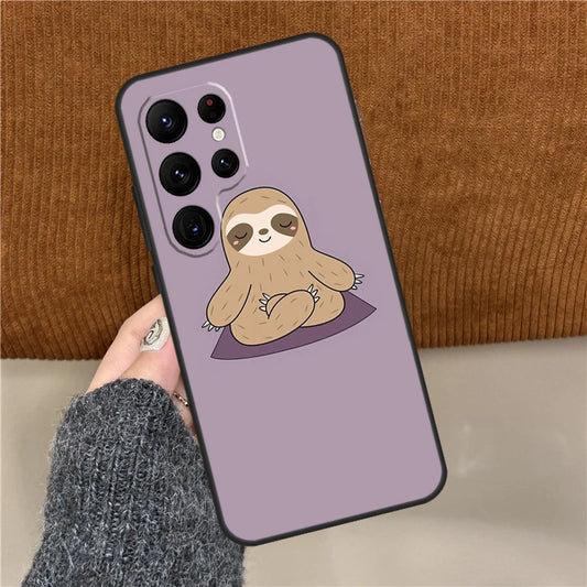 Meditating Sloth Samsung Phone Case product photo